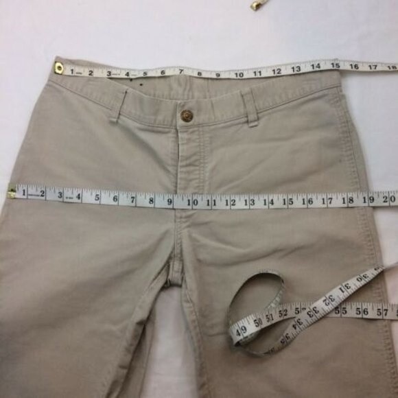 Vintage American Eagle Outfitters Pants Corduroy Flared Size 6 Beige Y2k - Picture 7 of 12